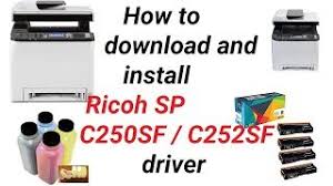 Ricoh printer install through network very easy my life my rule sandip. How To Install Ricoh Sp C250sf C252sf Driver Universal Print Teach World Youtube