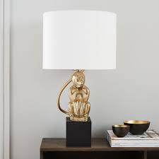 Perched Monkey Table Lamp Lamp Table Lamp Statement Lamp