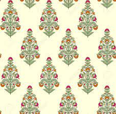 Floral prints are believed to have originated in the east. Seamless Mughal Flower Pattern Stock Photo Picture And Royalty Free Image Image 121651785