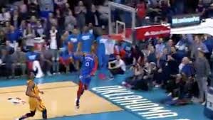 Paul george dunks in the 2014 dunk contest. Video Paul George Ties Game In Overtime With Windmill Dunk 12up
