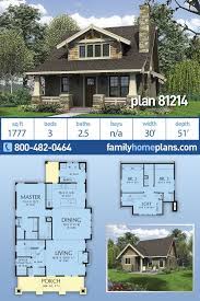 Many craftsman house plans feature decorative square or tapered columns on their front porch. Craftsman Style House Plan 81214 With 3 Bed 3 Bath Craftsman Style House Plans Craftsman Bungalow House Plans Bungalow Style House