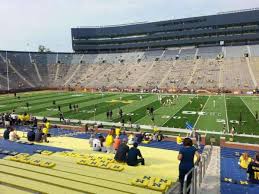 Michigan Stadium Section 43 Row 30 Seat 13 Home Of