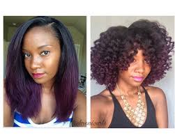 Color Goal Purple Ombre On Natural Hair Purple Natural Hair Natural Hair Styles Natural Hair Color