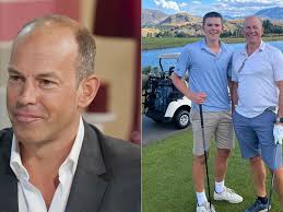 Phil Spencer's lookalike son Ben towers over him in photos from overseas  work trip