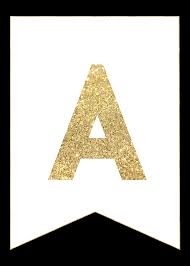 Free alphabet worksheets, coloring pages, mini books, games, handwriting, art featuring a 3 or 4 day schedule outline this set is print ready and low prep, adding structure to your homeschool, and alphabet fun for your child. Gold Free Printable Banner Letters Paper Trail Design