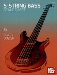 mel bay 5 string bass chart