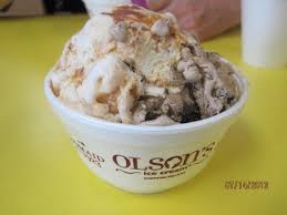 Interior of ice cream line. Delicious And Generous Picture Of Olson S Ice Cream Chippewa Falls Tripadvisor
