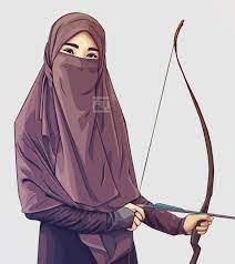 Kartun muslimah pictures p 1 of 5 blingee com. Niqab Hijab Vector Ahmadfu22 Gambar Kartun Animasi
