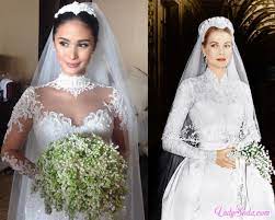 Heart evangelissta will have two gowns, one for the balesin wedding and another for the wedding reception in manila. Pin On Heart Chiz Escudero Wedding