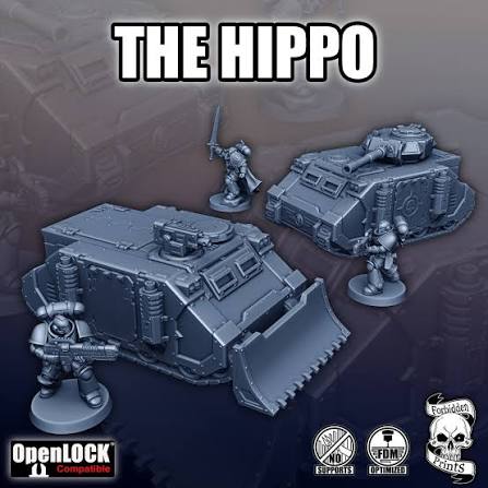 Forbidden Prints Hippo