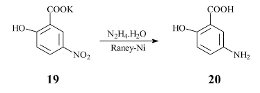 Reduction of aromatic and heteroaromatic azo compounds with hydrazine hydrate