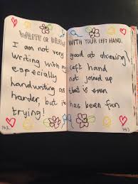 Write Or Draw With Your Left Hand Wreck This Journal Writing Book Journal