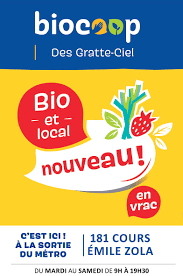 Nous vous accueillons dans un espace de plus de 400 m² dédiés à la bio. Creation De Panneau Biocoop Graphiste Freelance Vin Tourisme Culture Gastronomie Bio
