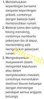 Tuliskan 6 Contoh Kegiatan Yang Mencerminkan Persatuan Dan Kesatuan Di Rumah Dan Di Sekolah Brainly Co Id