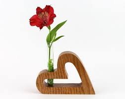 Noel Custom Family Gift Idea En Bois Vase Customized Etsy Vase En Bois Decoration Bois Pot De Fleurs