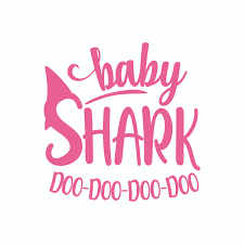 Family Daddy Mommy Baby Shark Cuttable Design