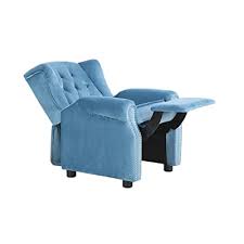 Shop for childs recliner chair online at target. Buy Lch Kids Recliner Chair Ergonomic Tufted Wingback Reclining Lounge Chairs Sofa Armchair For Kids Child 26 0 L X 23 6 W X 32 3 H Blue Online In Vietnam B07rhnmgd8
