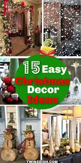Here you'll find the best christmas tree decorations for 2020, including inspiration for white trees, small trees if your home is decorated with fresh whites and natural textures, you'll love this simple tree featuring. 15 Easy Diy Ways To Decorate Your Home For Christmas Twins Dish