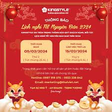 Thông báo lịch nghỉ tết Nguyên Đán Giáp Thìn 2024