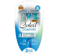 BIC Soleil Comfort 4 Blades Razors, 3 count - Price Rite