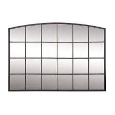 24 Pane Matte Black Arched Top Window Wall Mirror Kirklands Wandspiegel Schlafzimmer Wandspiegel Spiegel Schmucken