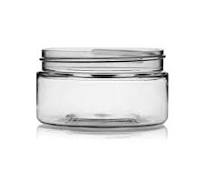 8 oz Clear PET Widemouth Jar - 89/400 Finish 4JAR0852TP