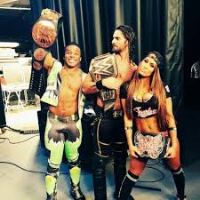 Xavier Woods Seth Rollins And Nikki Bella Wwe Girls Wrestling Superstars Wwe Tna