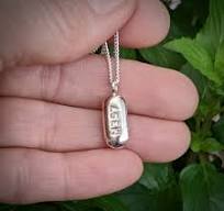 Hydrocodone M357 Necklace | Pillbling - Etsy