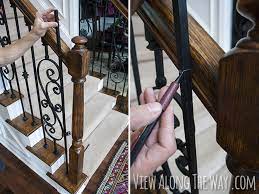 The day to revolt against plain wooden balusters and jazz up your staircase with iron balusters. How To Install Iron Balusters View Along The Way