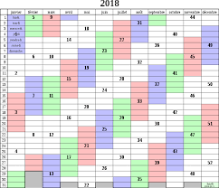 Combien de langues sont parlées ? Fichier Calendrier 2018 Semaines Iso Fr Svg Wikipedia