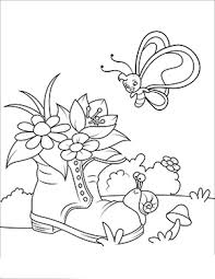 Ausmalbild Fruhling Schmetterling Mit Blumen In 2020 Ausmalbilder Fruhling Lustige Malvorlagen Blumen Ausmalen