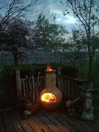 Diy upcycled broken pot ideas the micro gardener. Backyard Firepit And Chiminea Safety