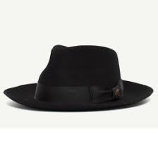 Mr Dent Black Felt Wide Brim Fedora Hat Front View Womens Fedora Fedora Hats For Men