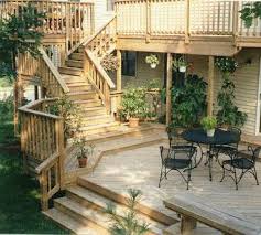 another pic of a lower deck off an upper decks backyard building a deck small backyard decks