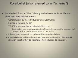 From the coronavirus i'm of the belief that this right now is their #1 goal of covid. Core Intermediate Beliefs And Treatment Planning Treatment Goals Ppt Download