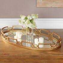 Glass rolling tray or metal? Glass Gold Decorative Trays You Ll Love In 2021 Wayfair