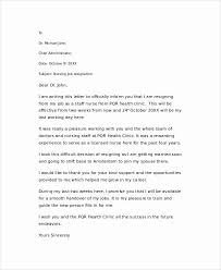 Nurses Letter Of Resignation Inspirational 11 Sample Nursing Resignation Letters Pdf Word In 2020 Resignation Letter Job Cover Letter Examples Resignation Letters