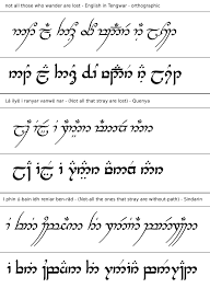 Elvish Tattoos Elvish The Hobbit