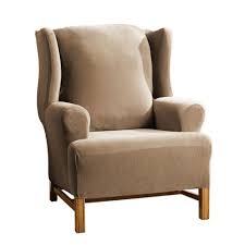 Check out our sure fit slipcovers selection for the very best in unique or custom, handmade pieces from our shops. Stretch Rib Wing Chair Slipcover Beach House Tan Sure Fit Target