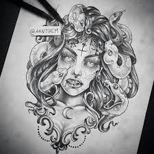 Very Cool Medusa Tattoo Design Chest Piece Tattoos Art Tattoo See more ideas about medusa, medusa tattoo, medusa drawing. pinterest