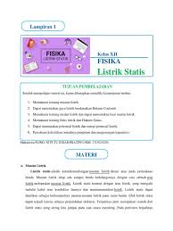Listrik Statis Kelas 12