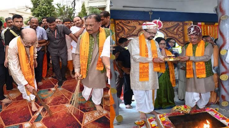 रायपुर में रथयात्रा महोत्सव की धूम:राज्यपाल रमेन डेका और सीएम विष्णुदेव साय ने निभाई 'छेरा-पहरा' की परंपरा - Raipur Celebrates Rath Yatra: Governor Deka And Cm Sai ...