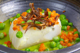 Cabillaud A L Orange Basse Temperature Royale De Petits Pois Et Carotte Les Gourmantissimes