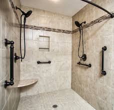 Master Bathroom Remodel This Gorgeous Enlarged 5 X5 Shower Took The Place Of A Tub And Part Of A Closet It Feat Bathrooms Remodel Trendy Bathroom Shower Tile