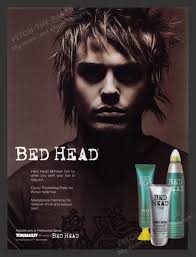 Bed Head TIGI Hard Head Mowhawk Cocky Masterpiece 2000s Print Advertisement  2005
