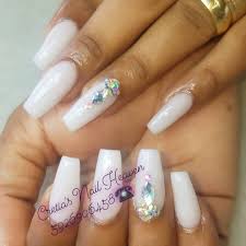 💎 babyboom nails 💎 used products: Milky White Acrylic Nails Cretia S Nail Heaven Facebook