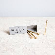 Equilateral Nails In Bronze Bronze Nails Hanging Jewelry Triangle Nails