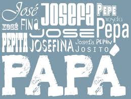 1 is a english album released on apr 2014. Felicidades A Los Papas Joses Josefas Pepes Y Pepas