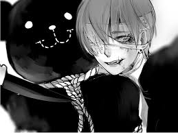 Black And White Anime Boy Scary Pin On Art