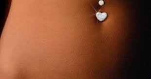 piercing banane de nombril crystal chic etoile noire